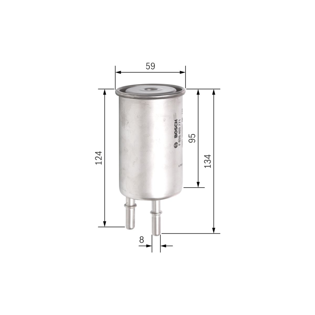 Polttoainesuodatin BOSCH F 026 403 771