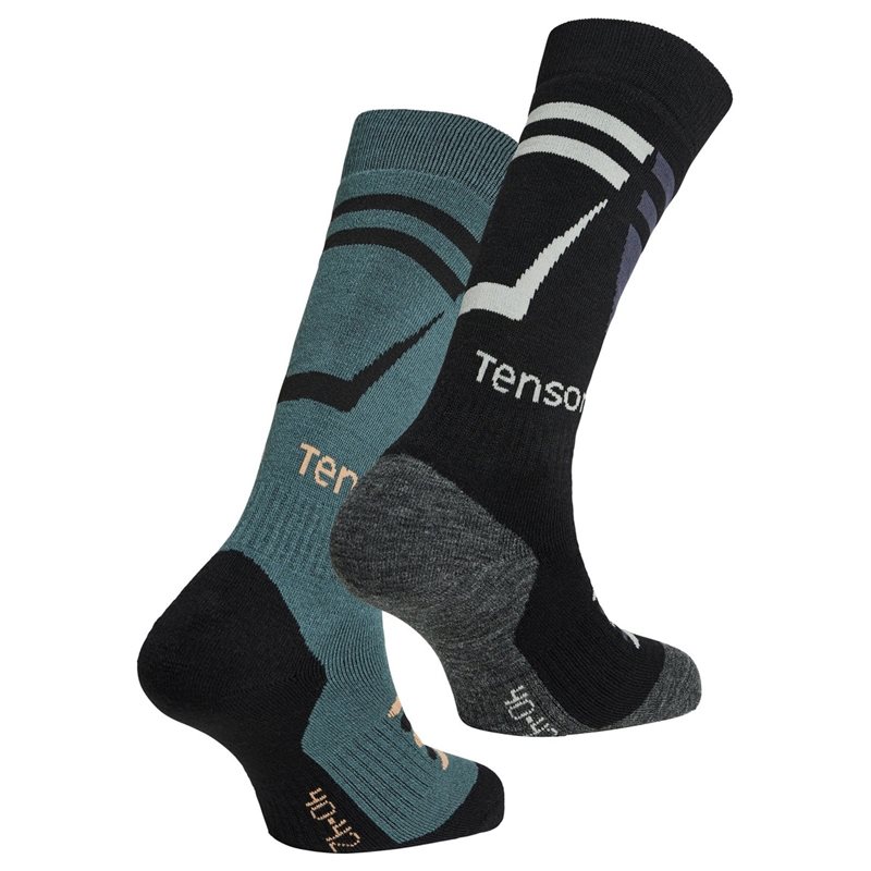 Tenson Core Ski Sock 2-Pack Fair Aqua - 40-42