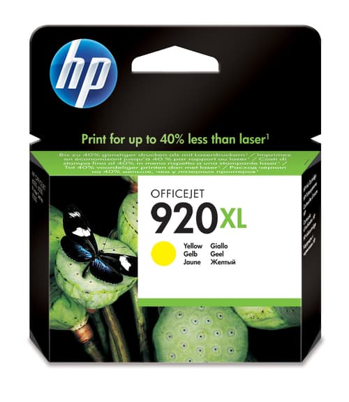 HP HP 920XL Mustepatruuna Keltainen CD974AE Vastaa: N/A
