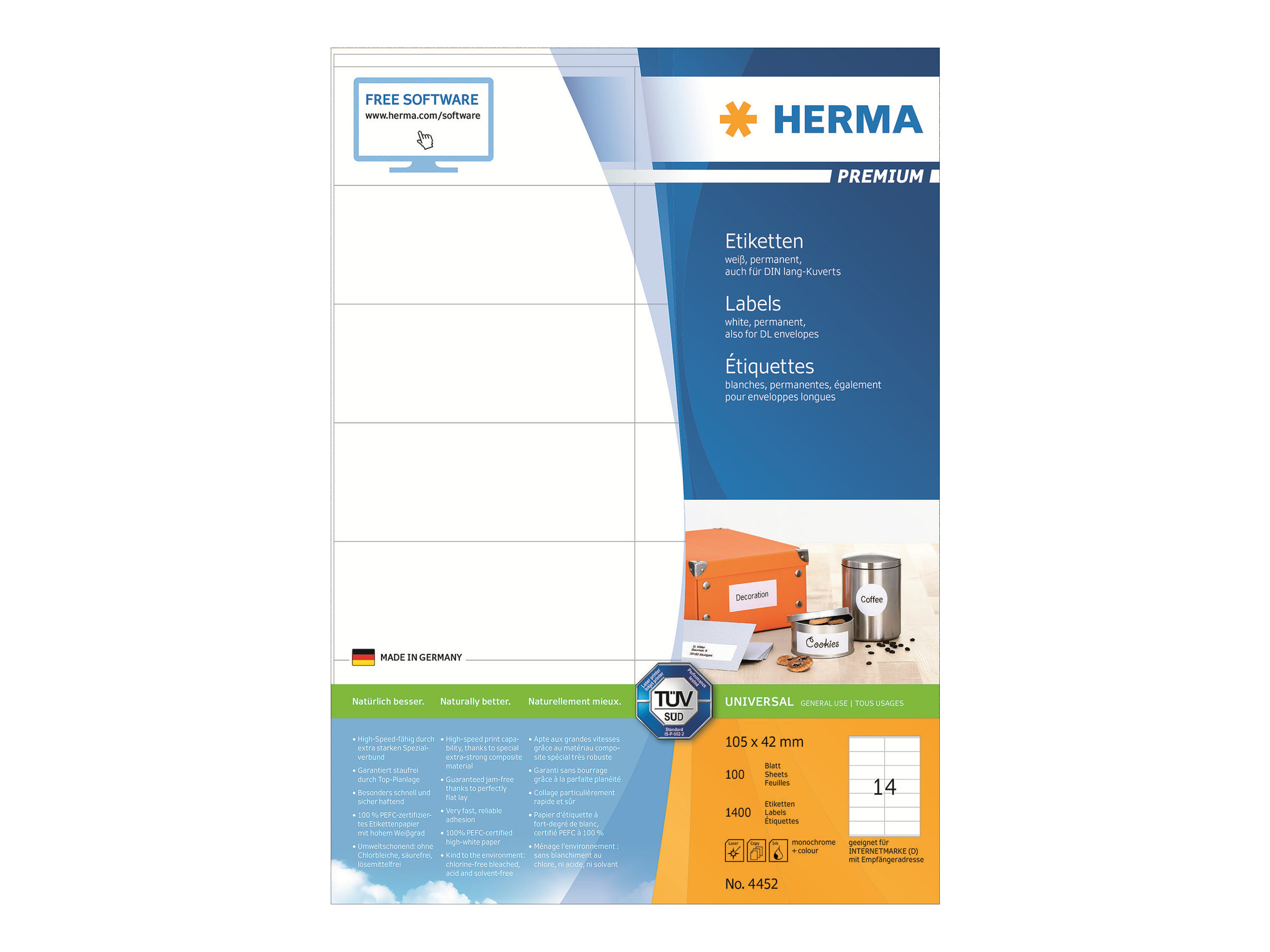 Herma label Premium 105x42 (1400)