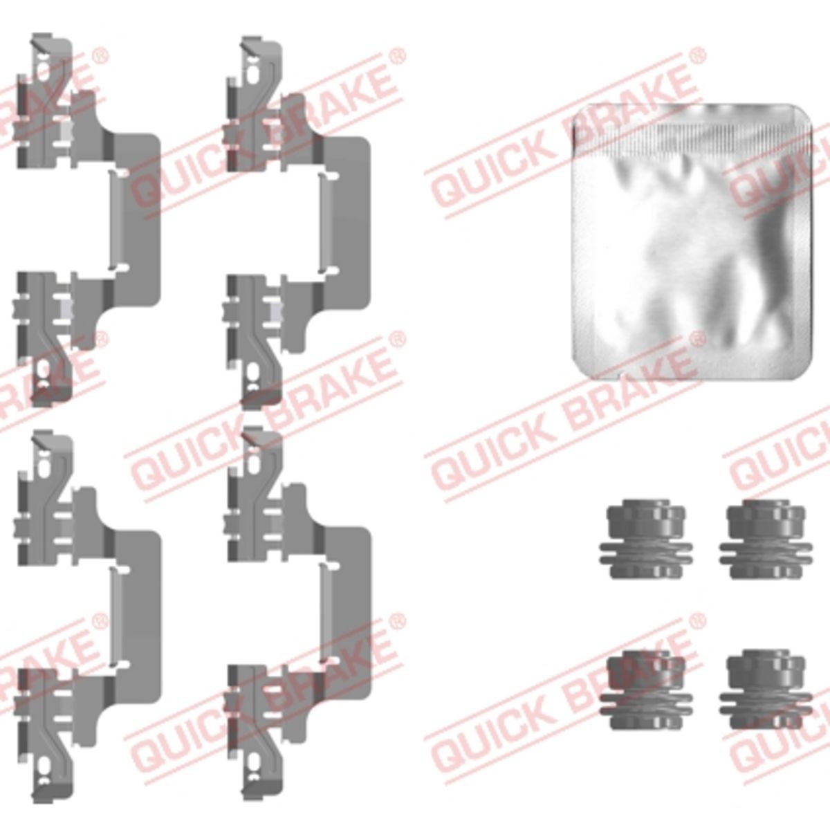 Jarrupalojen asennussarja QUICK BRAKE 109-0129