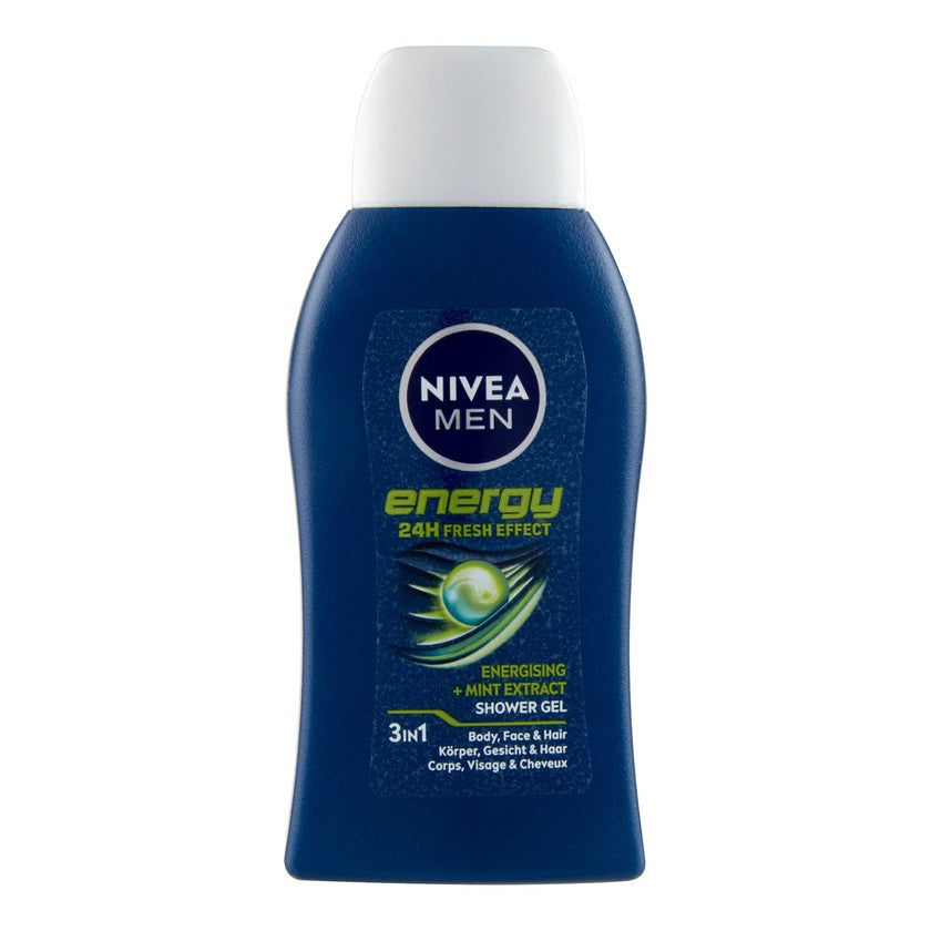 Nivea Mies Energia Suihkugeeli-Shampoo 50 ml