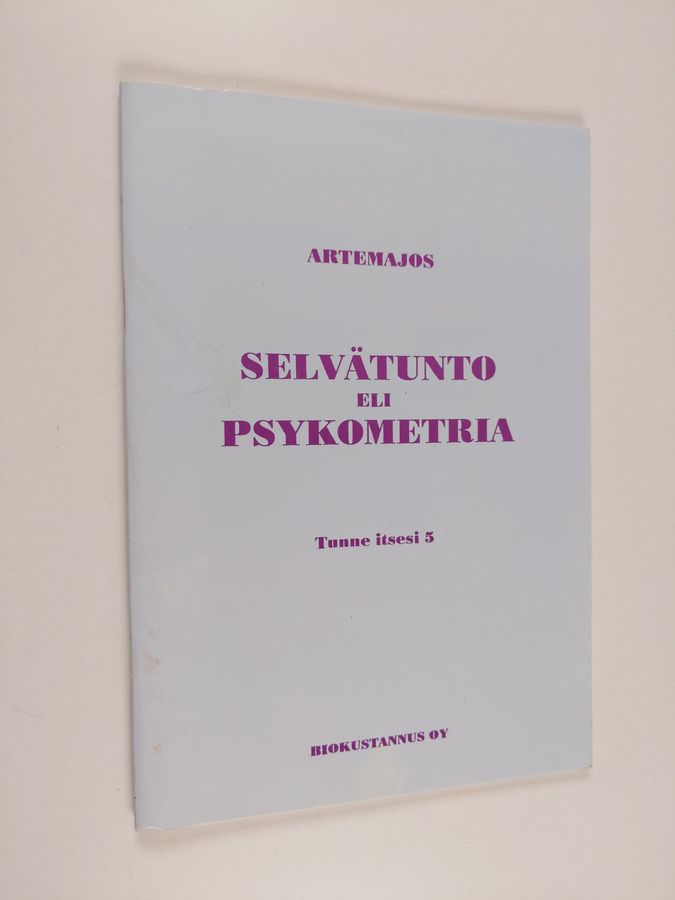 Selvätunto eli psykometria