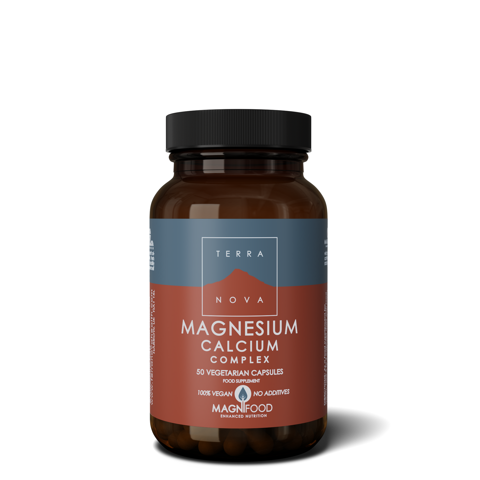 Terranova Magnesium Calcium 2:1 Complex, 50 kaps.