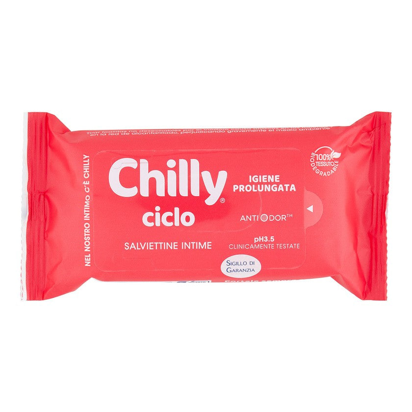 Chilly Intiimipyyhkeet Hajunestolla 12 kpl