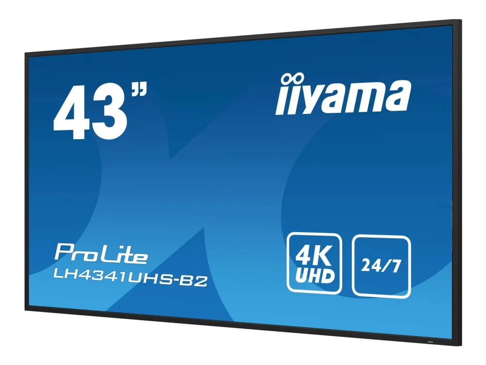 iiyama ProLite LH4341UHS-B2 43" Class (42.5" viewable) LED-backlit LCD display - 4K - for digital signage