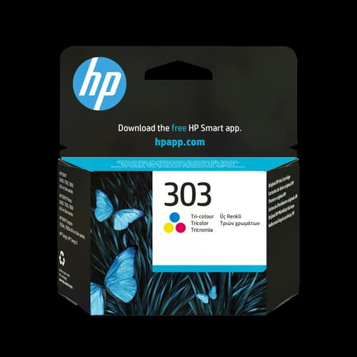 HP 303 / T6N01AE - Kolmivärinen muste (syaani, magenta, keltainen)