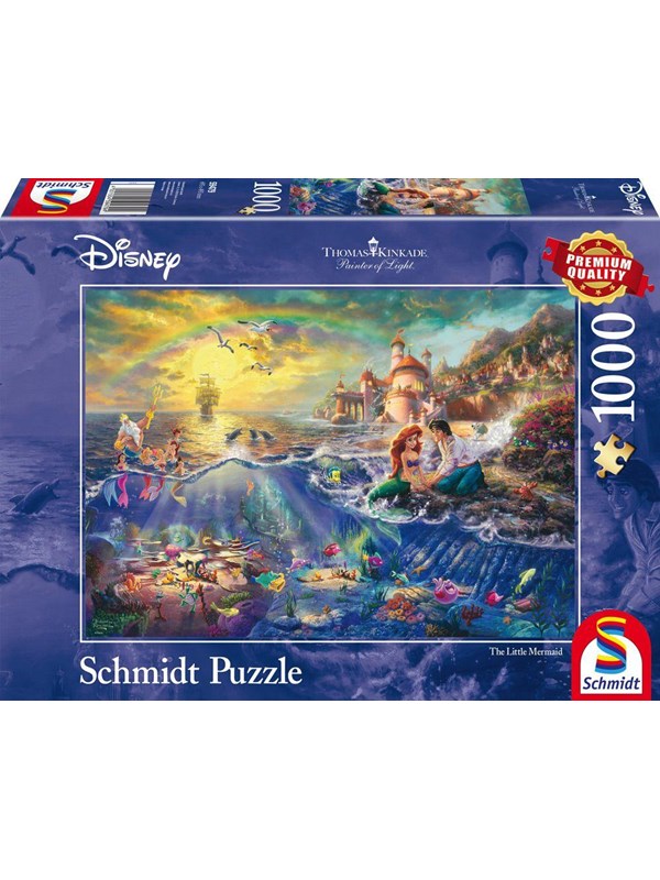 Schmidt Puzzle Thomas Kinkade: Disney The Little Mermaid 1000 pcs