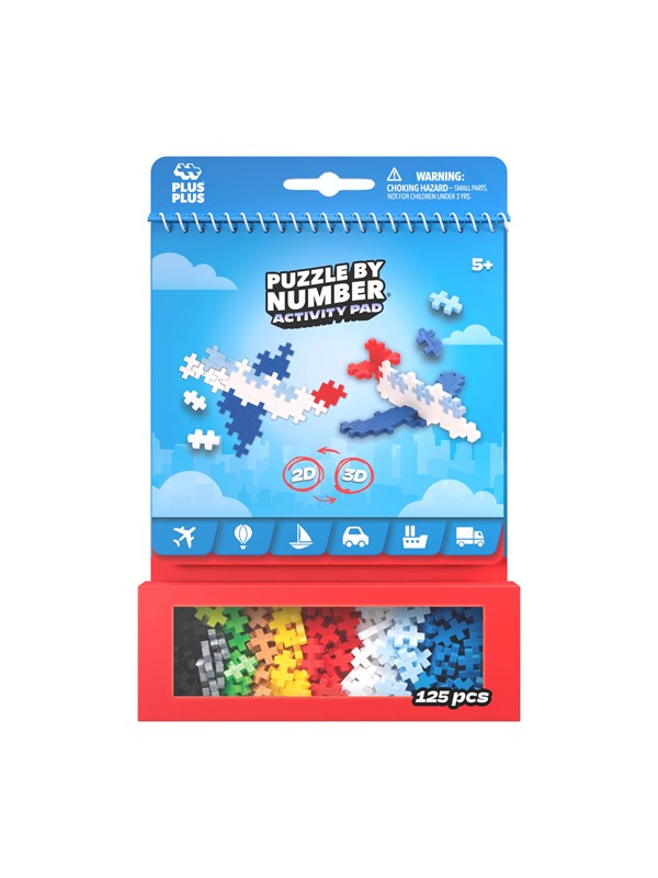 Plus-Plus Activity Pad – Transportation