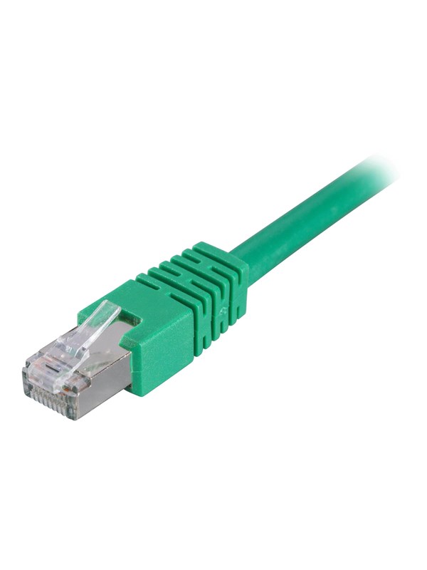 Cat6 F/UTP RJ45 1.5m -verkkokaapeli, vihreä