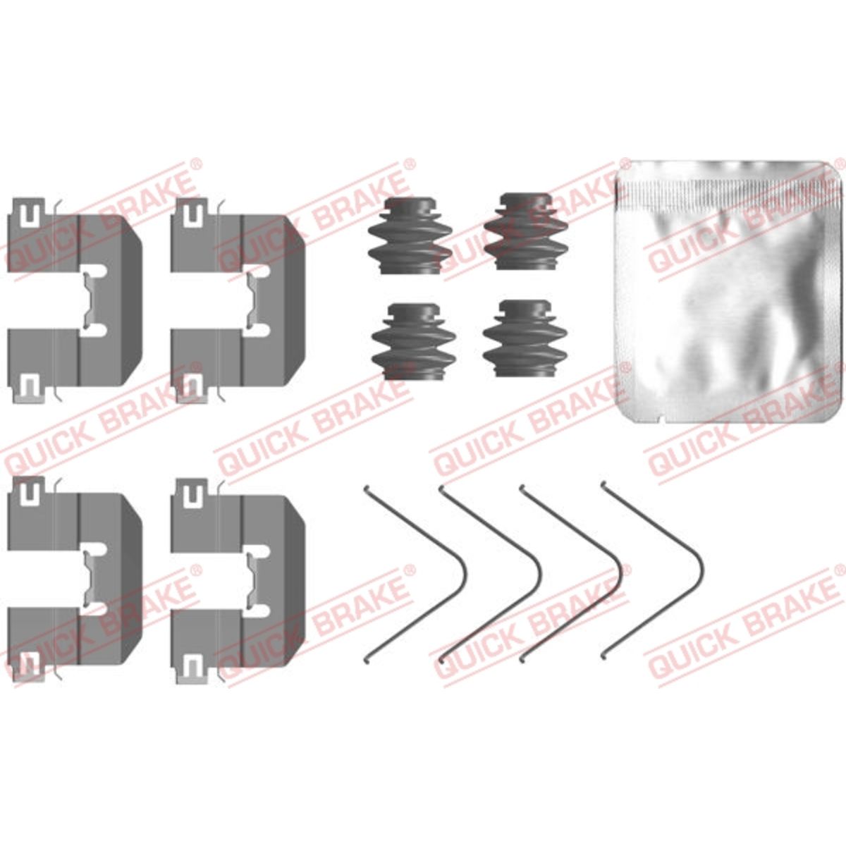 Jarrupalojen asennussarja QUICK BRAKE 109-0104