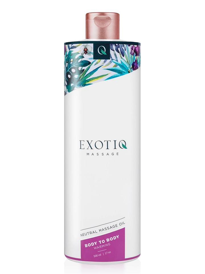 Exotiq Body To Body Warming Massage Oil 500 ml Hierontaöljy