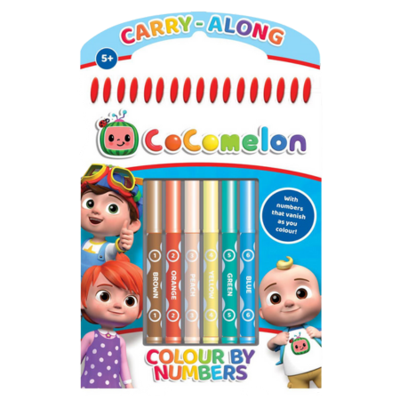 Cocomelon Colour by Numbers Colouring Book
