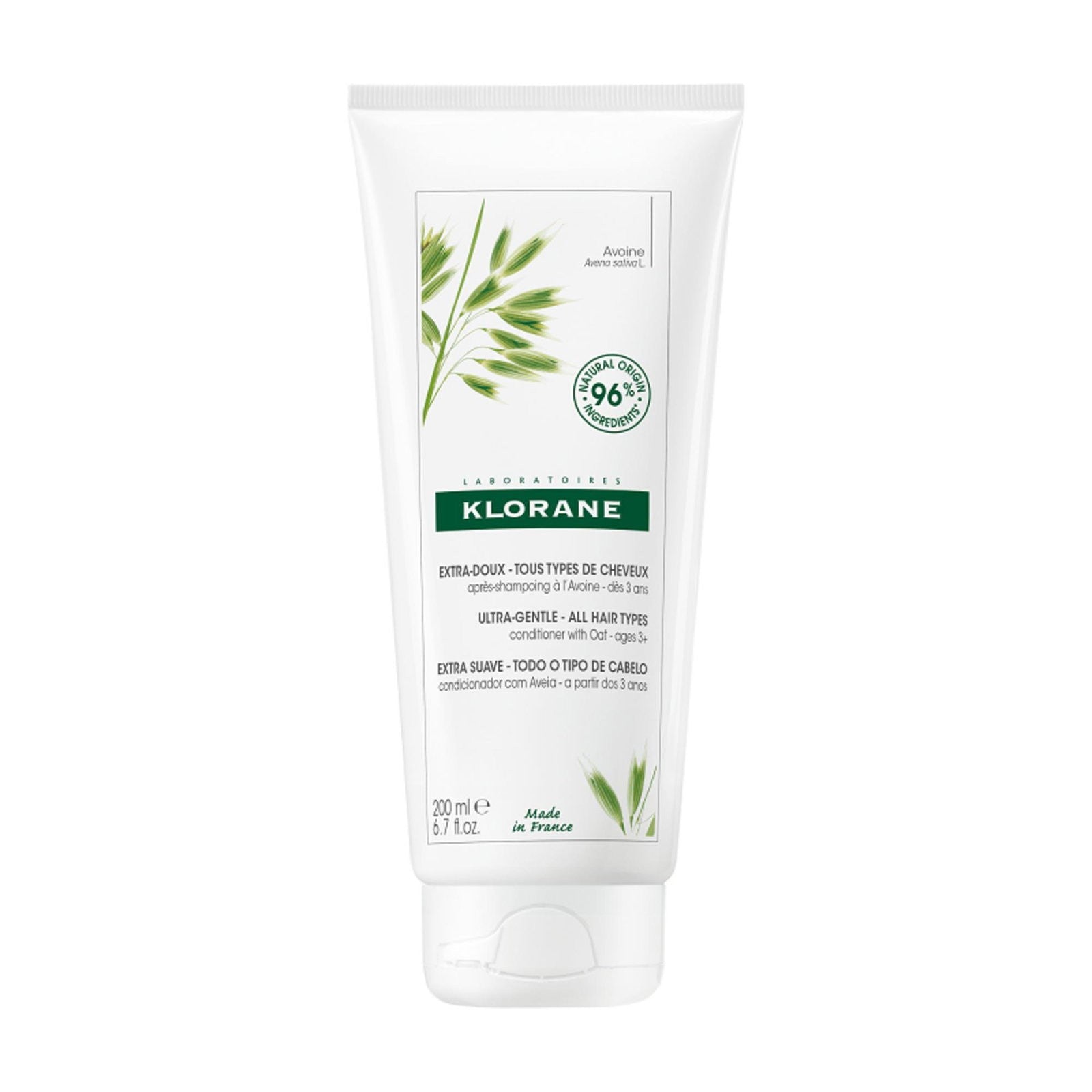 Klorane Avena Extrasweet hoitoaine - Kaikille hiustyypeille 200ml
