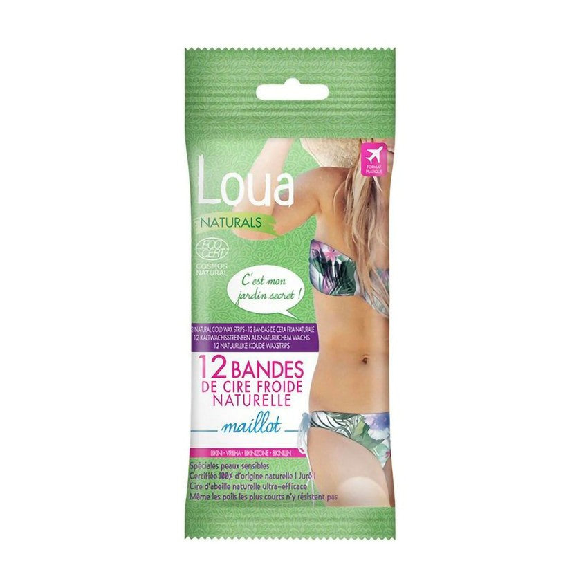 Loua 12 bikinialueen karvanpoistoliuskaa