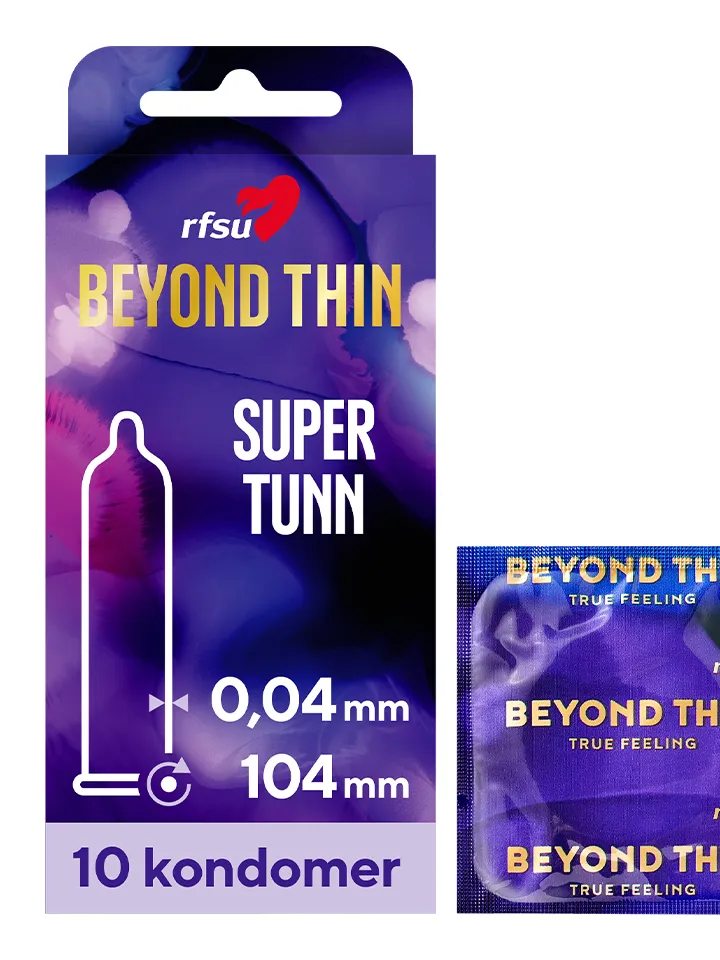 RFSU Beyond Thin Kondomer 10-pack Extra ohuet kondomit