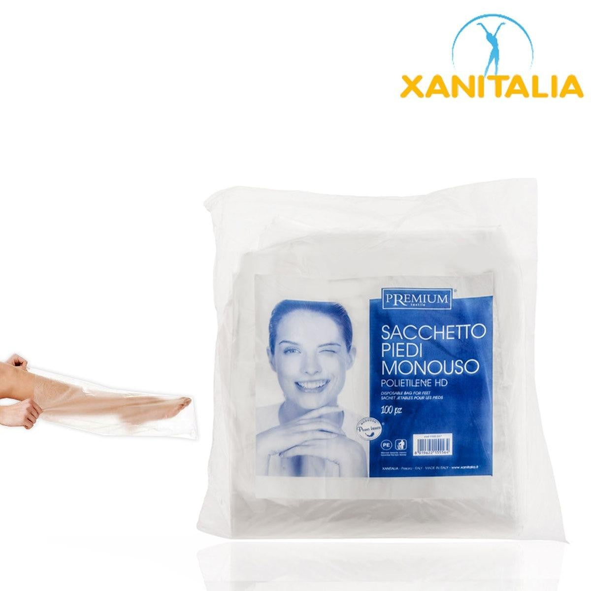 HD polyeteenistä valmistettu jalkalaukku 100 kpl - 53 x 30 cm