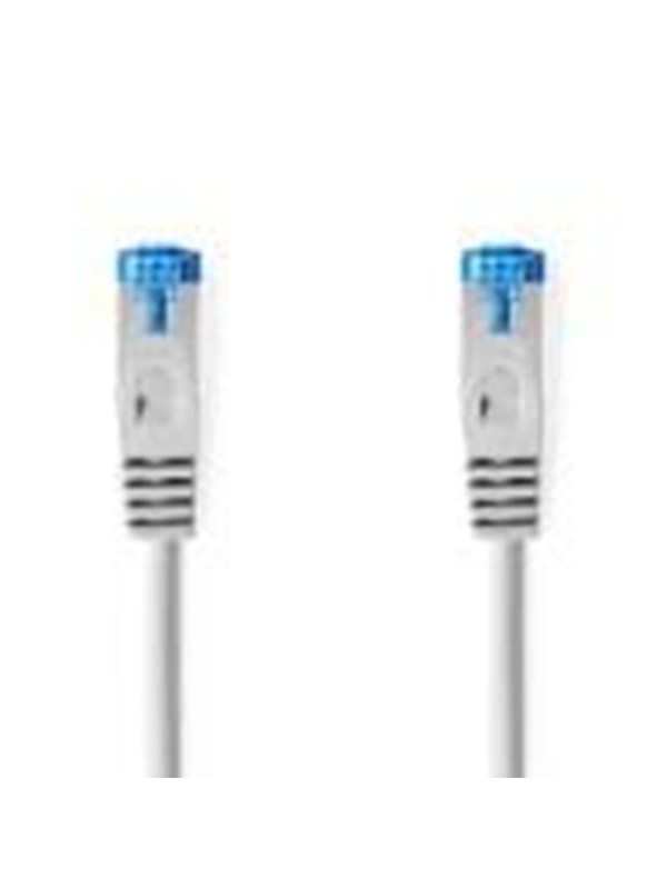 Nedis CAT6a verkkokaapeli | S/FTP | RJ45 uros | RJ45 uros | 5.00 m | Snagless | Pyöreä | LSZH | Harmaa | Label