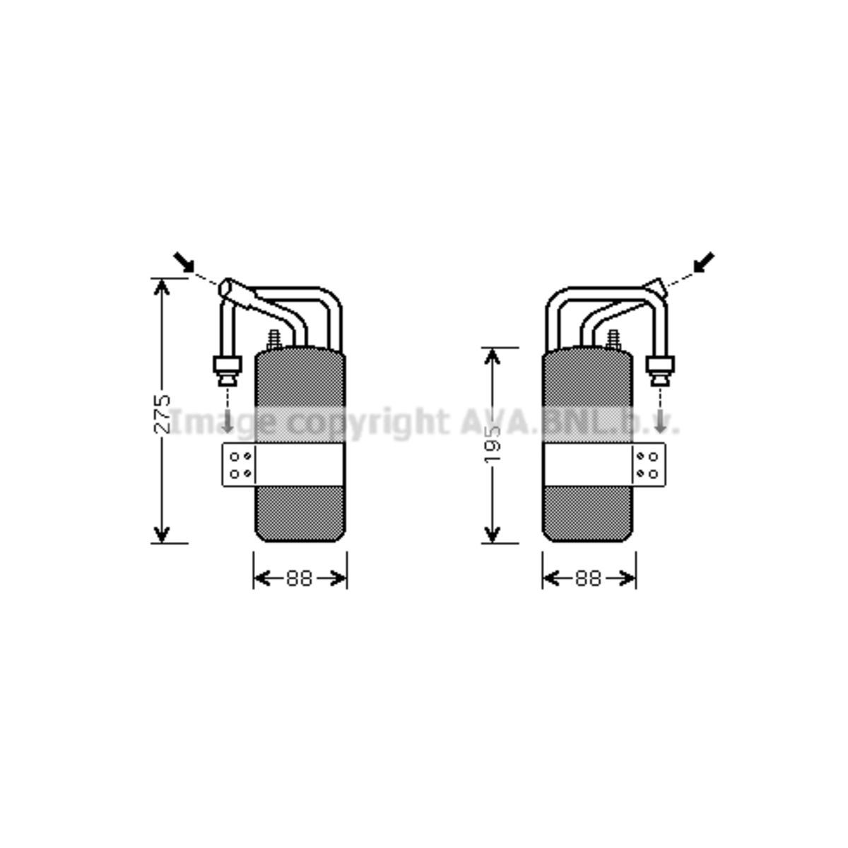 Kuivain, ilmastointilaite AVA COOLING SYSTEMS FDD386