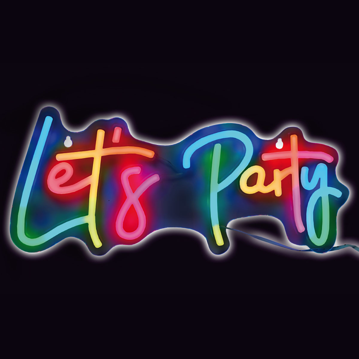 LED Neonvalokyltti – Let’s Party, RGB
