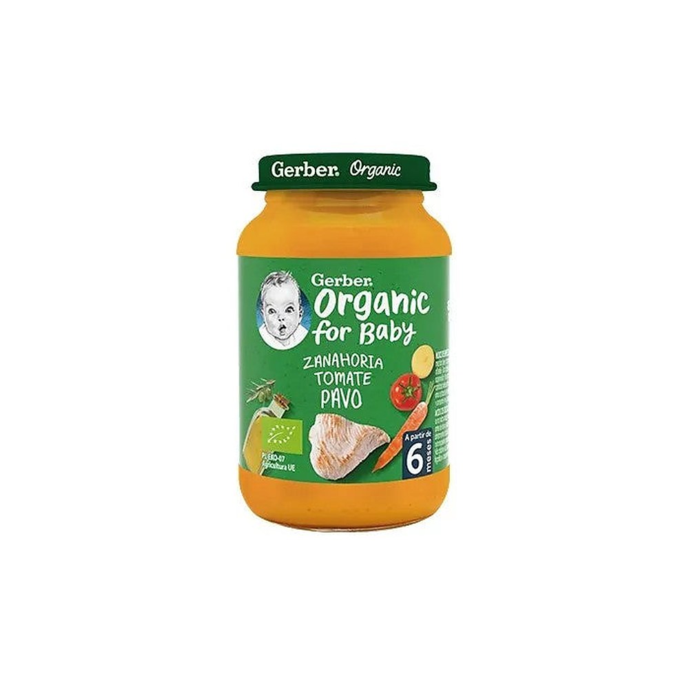 Gerber Porkkana ja Tomaatti Luomu Kalkkuna 190g — Sose