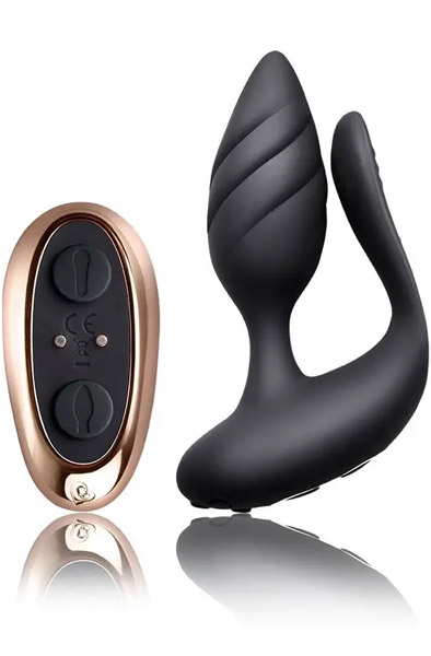 Rocks Off Cocktail Remote Control Plug Black Parivibraattori