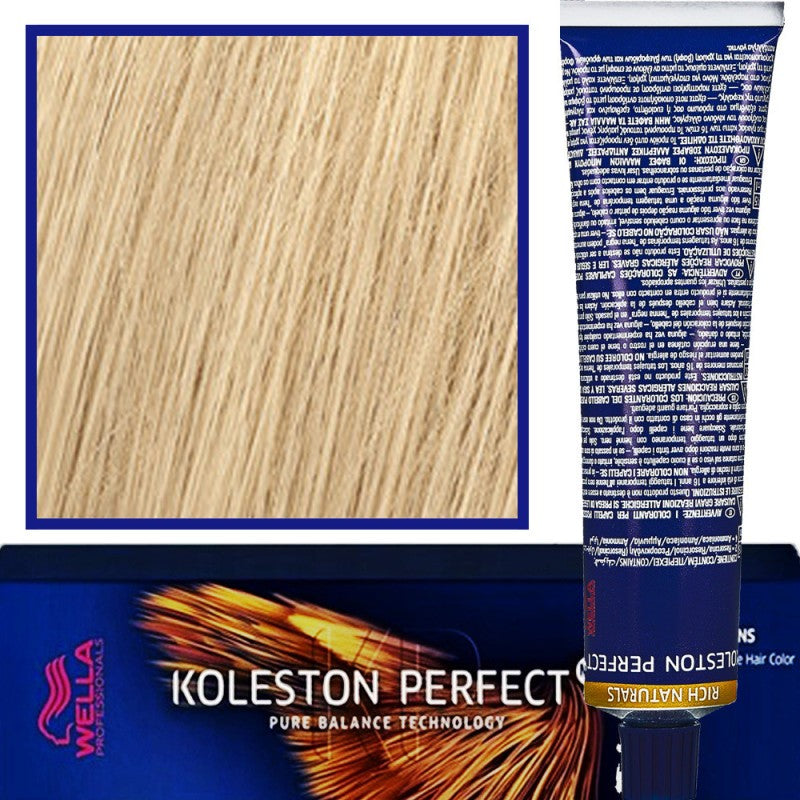 Wella Koleston Perfect Me Hiusväri 60ml 10/38 Kulta Helmi Erittäin Vaalea Blond