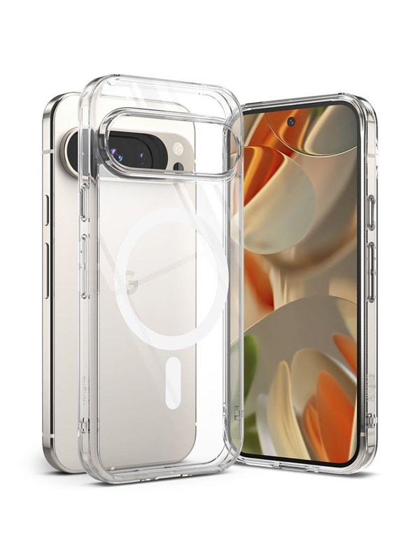 Ringke Fusion MagSafe suojakotelo Google Pixel 9 / 9 Pro:lle - Kirkas