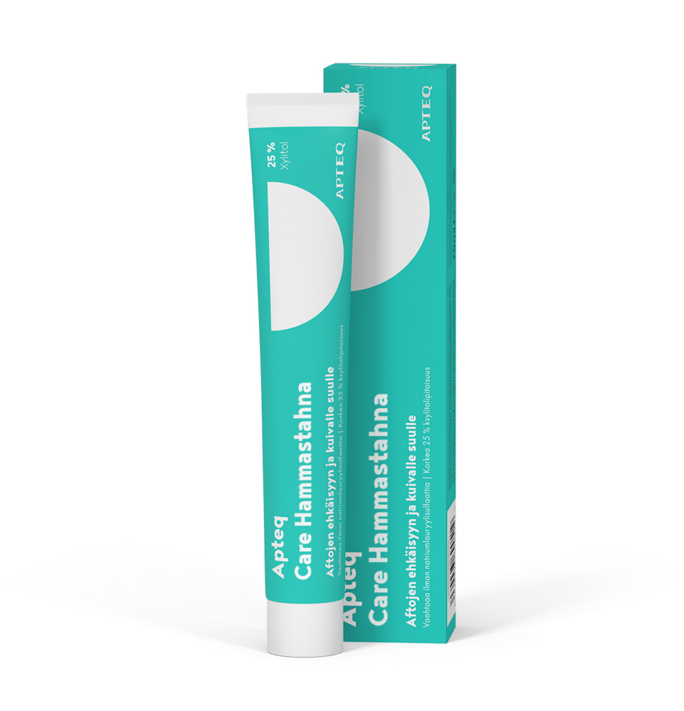 Apteq Care hoitava hammastahna 75 ml