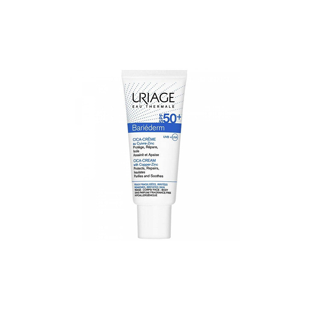 Uriage Bariéderm Cica-korjaava voide Cu-Zn SPF50+ 40ml