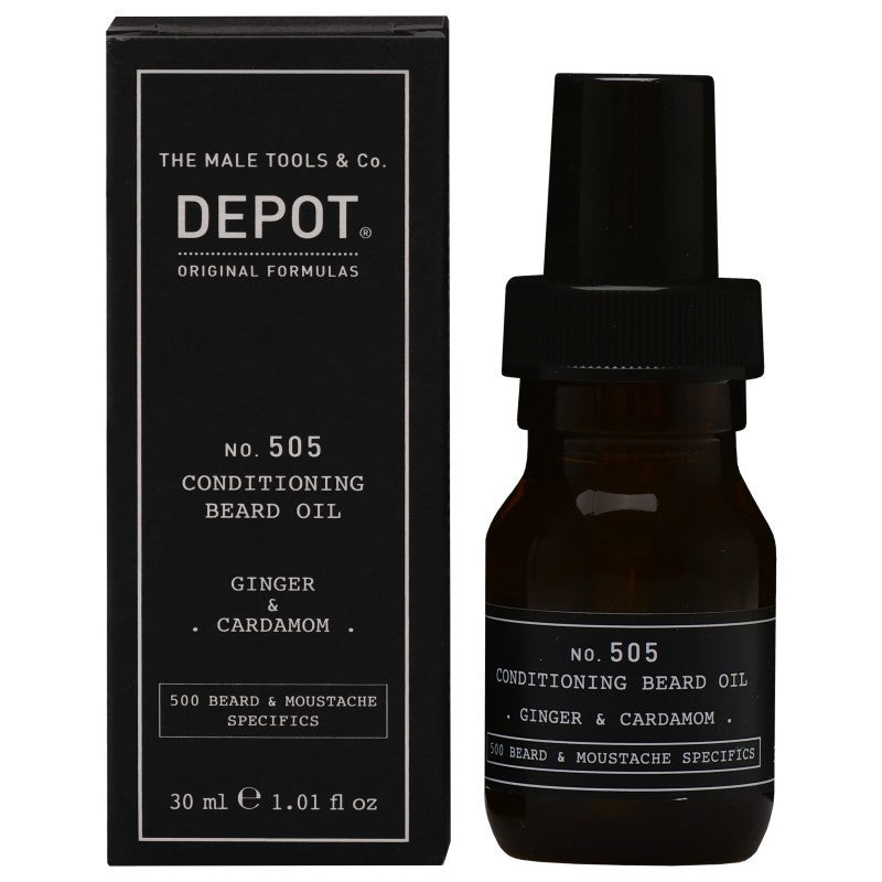 Depot N. 505 Inkivääri- ja kardemummapartaöljy 30 ml