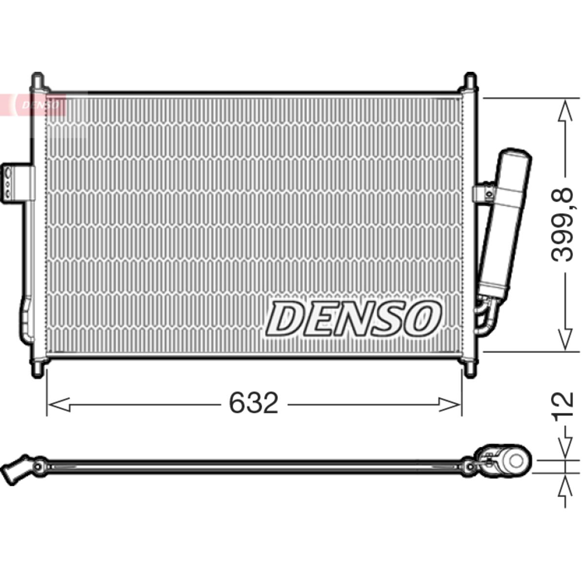 Lauhdutin, ilmastointilaite DENSO DCN99084