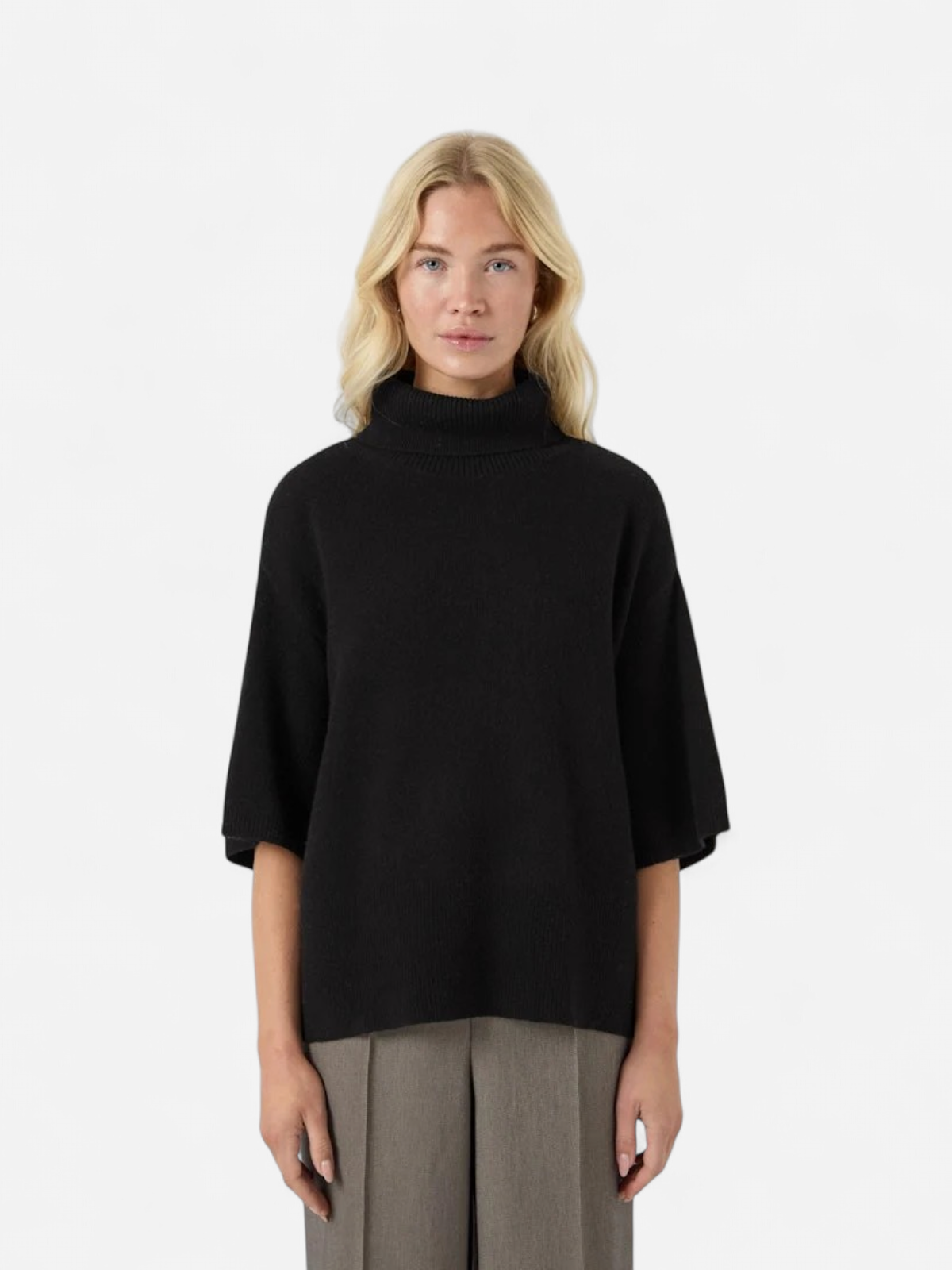 Y.A.S naisten neulepusero Yasemila, Black
