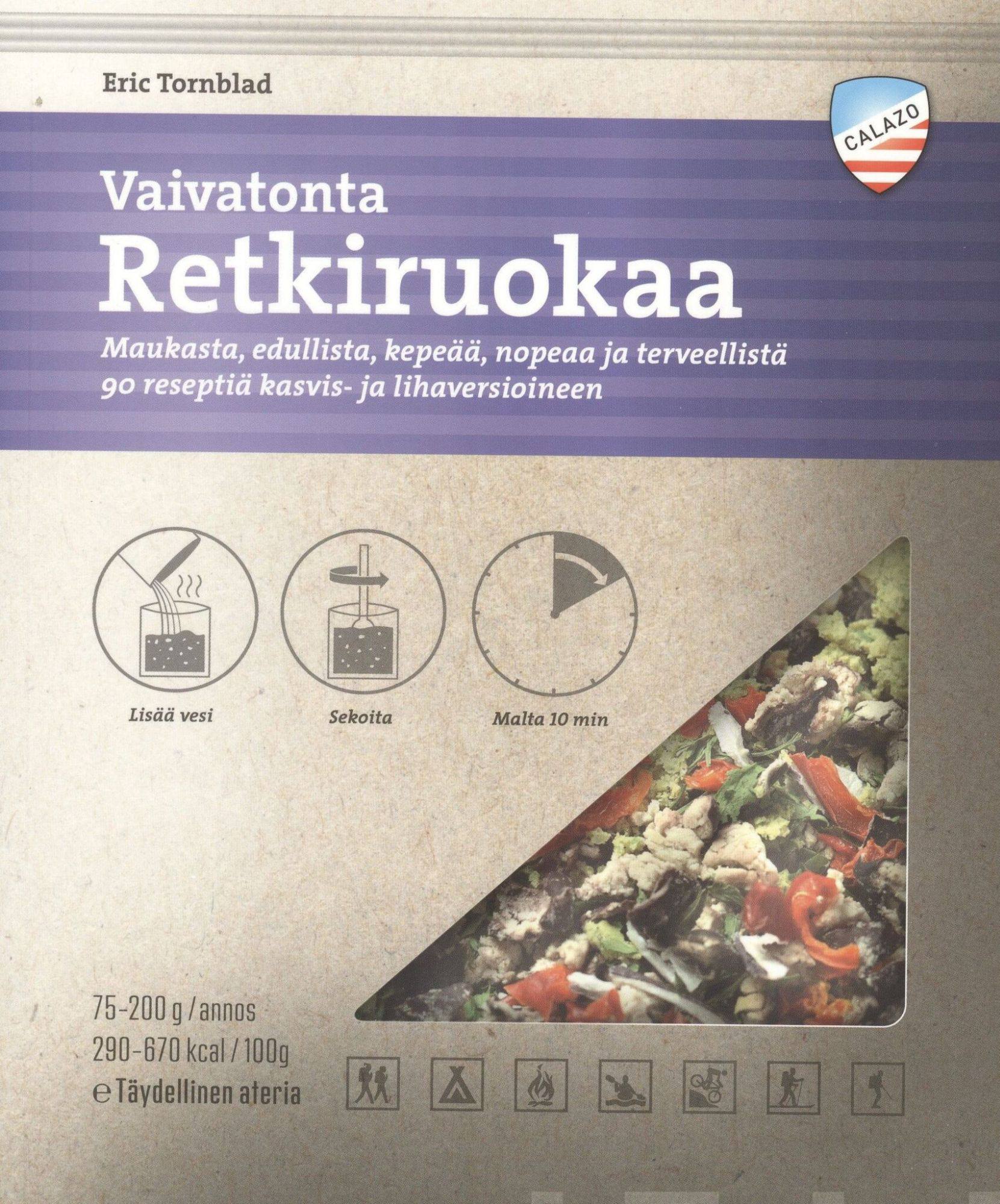 Calazo Vaivatonta Retkiruokaa retkiruokareseptikirja