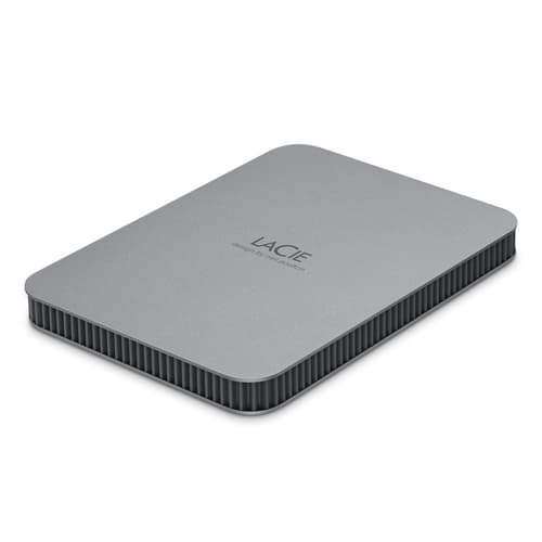 LaCie Mobile Drive Secure - Ulkoiset kovalevyt - 2TB - Harmaa