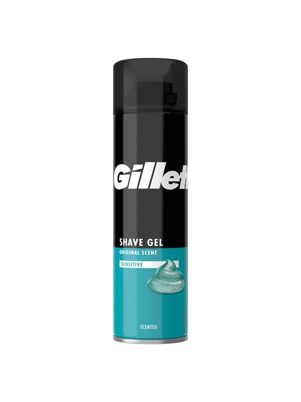 Gillette Rakgel Classic Sensitive för känslig hud, 200ml