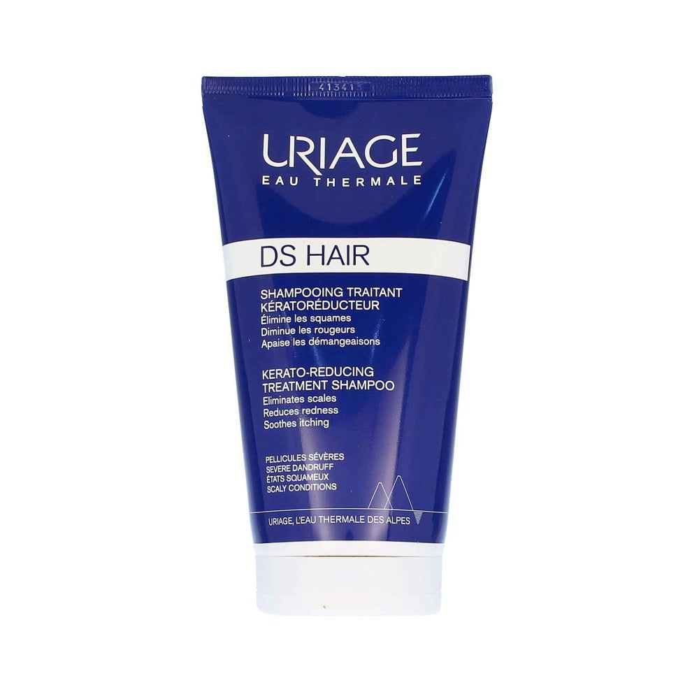 Uriage DS Hiusten keratoa vähentävä shampoo ärtyneelle päänahalle - 150 ml