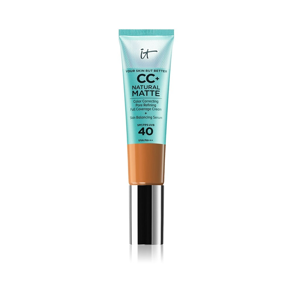 IT Cosmetics Your Skin But Better CC+ Natural Matte CC-voide mattaisella lopputuloksella SPF 40 Rich 32 ml