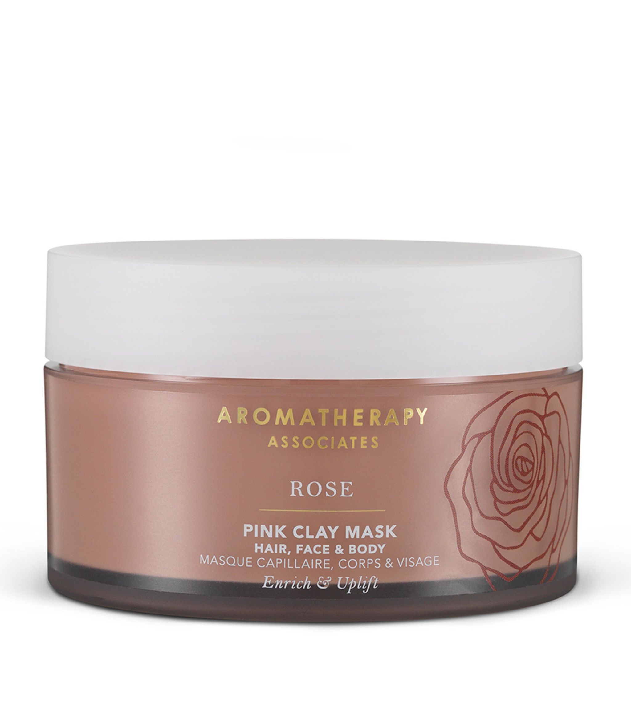 Aromatherapy Associates Ruusun eteeriset öljyt poistavat epäpuhtauksia savinaamio 200 ml