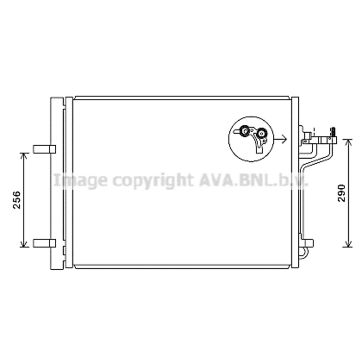 Lauhdutin, ilmastointilaite AVA COOLING SYSTEMS FD5488D