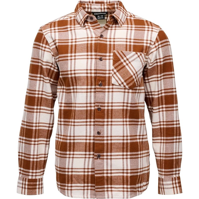 Black Diamond M Project Flannel Clay-Off White Plaid - XL
