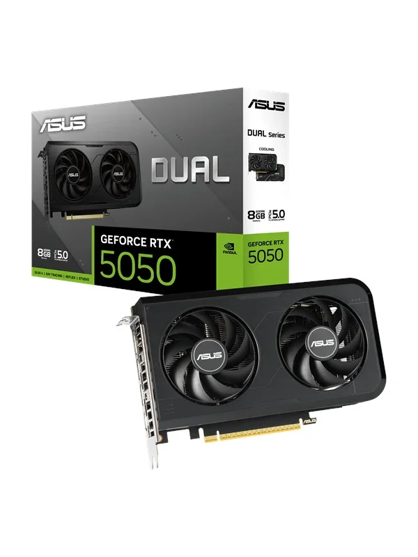 ASUS GeForce RTX 5050 DUAL OC - 8GB GDDR6 RAM - Näytönohjaimet