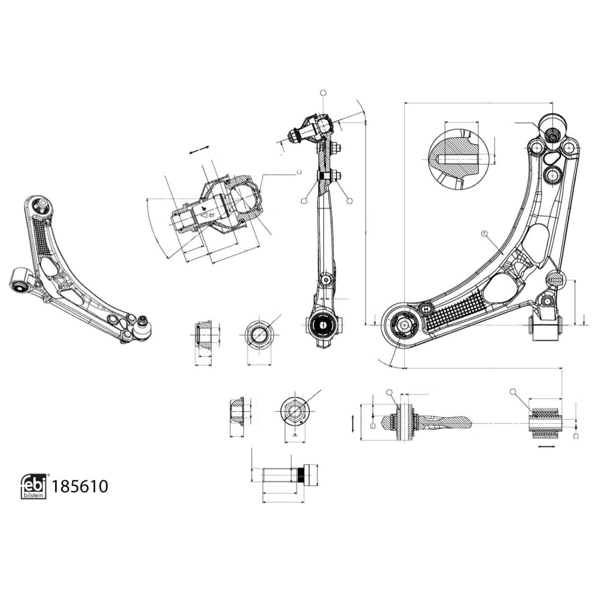 Tukivarsi FEBI BILSTEIN 185610