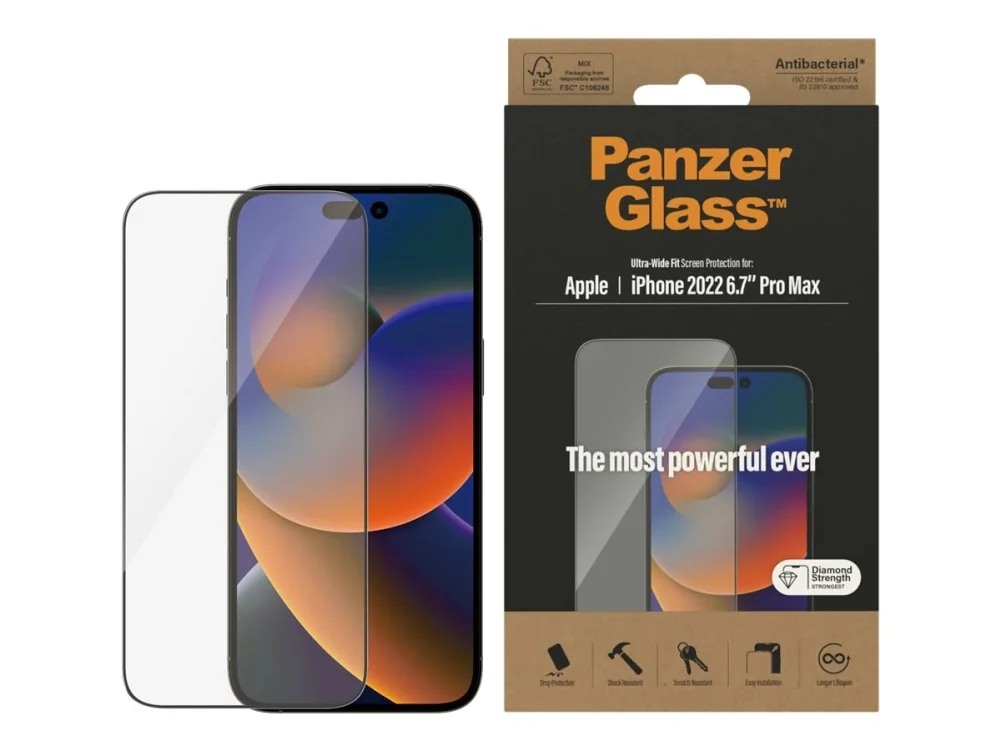 PanzerGlass™ | Näytönsuoja - Ultra-Wide Fit | Apple iPhone 14 Pro Max