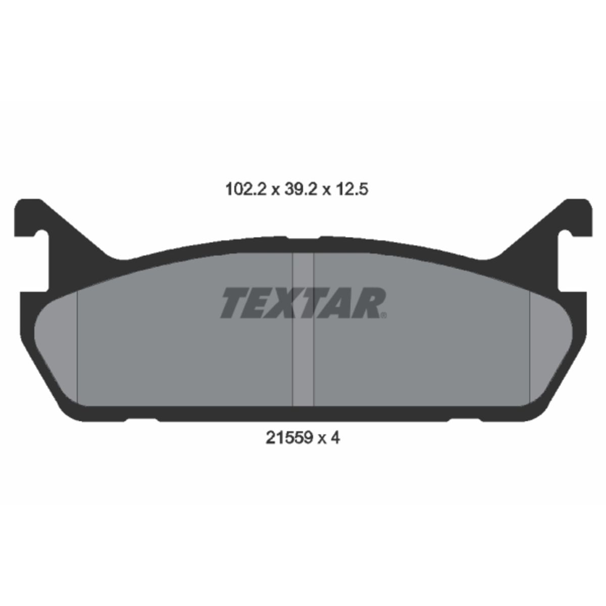 Jarrupalat, levyjarru TEXTAR 2155901