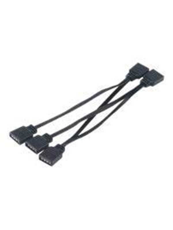 Akasa 4-in-1 RGBLEDconnector multiplier cable