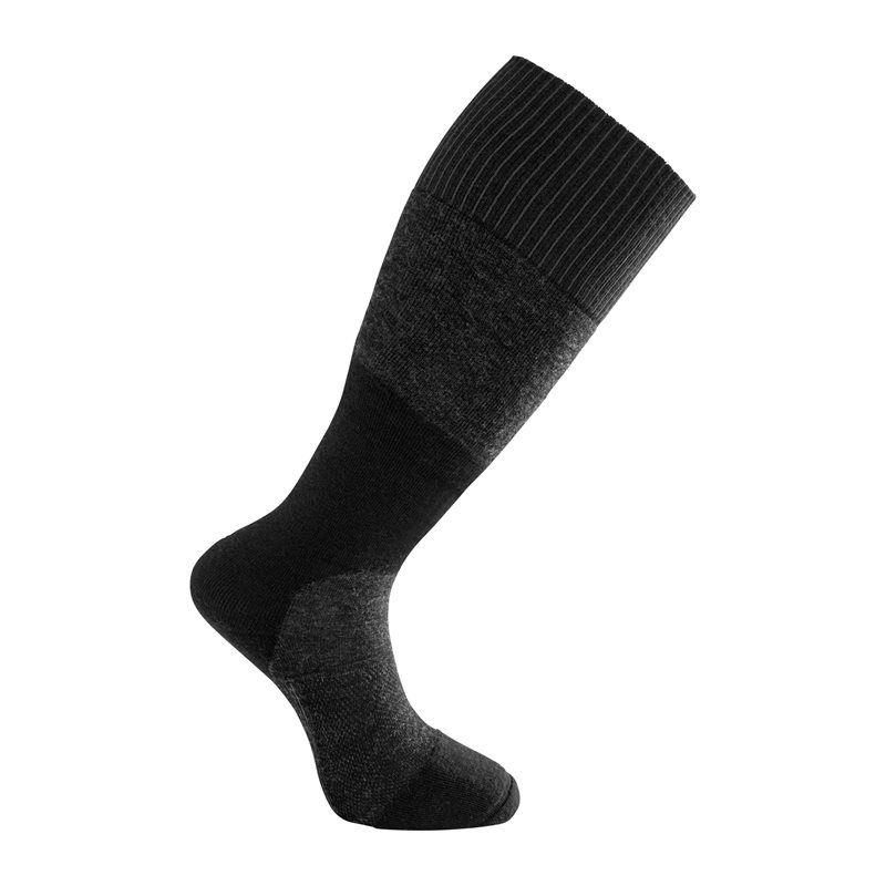 Woolpower Skilled 400 Knee High Socks Black/Dark Grey - 45-48