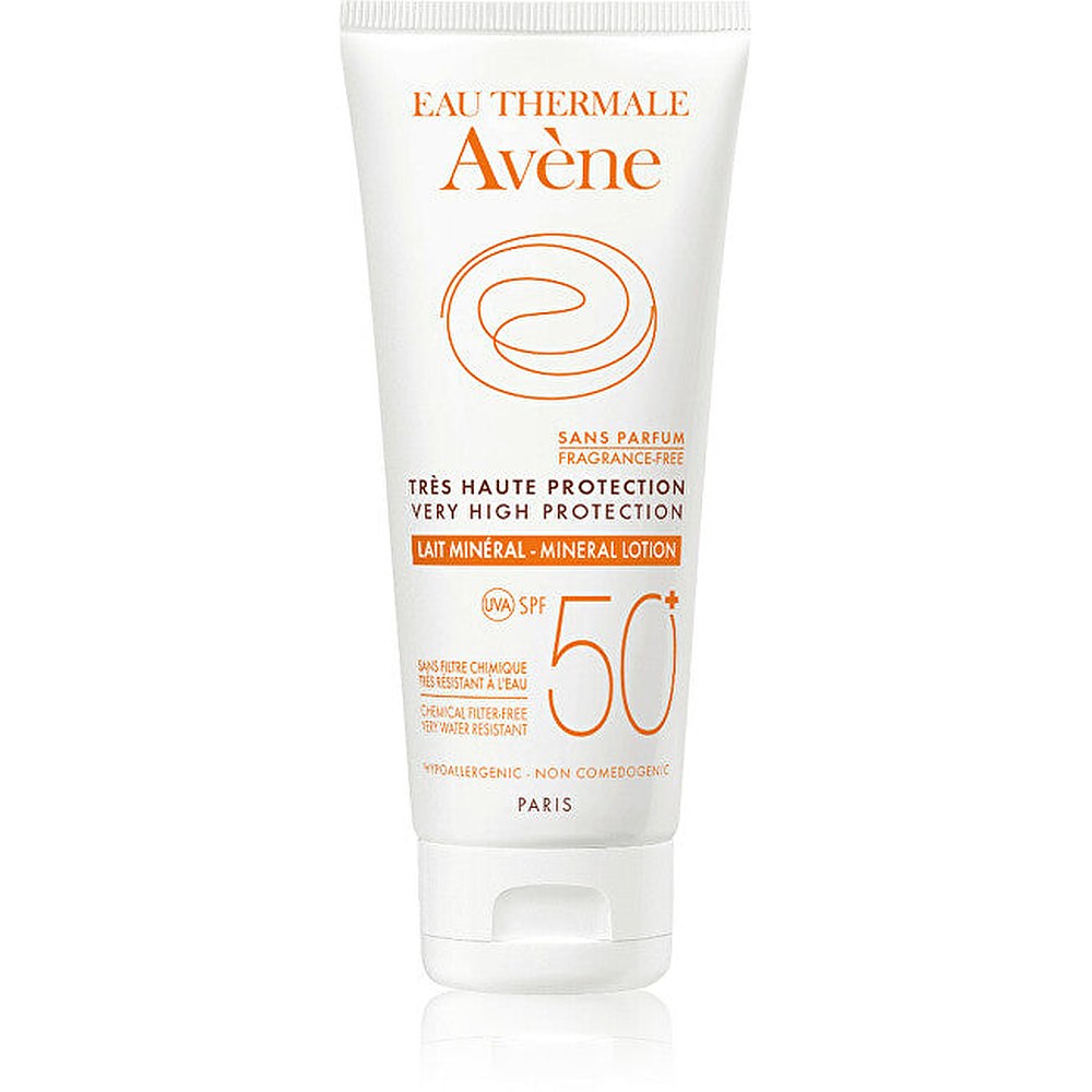 Avène Suojaava mineraalimaito intoleranssille ja allergiselle iholle SPF 50+ 100 ml