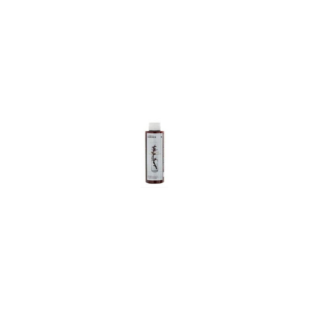 Korres Manteli- ja pellavansiemenshampoo kuiville ja vaurioituneille hiuksille 250 ml