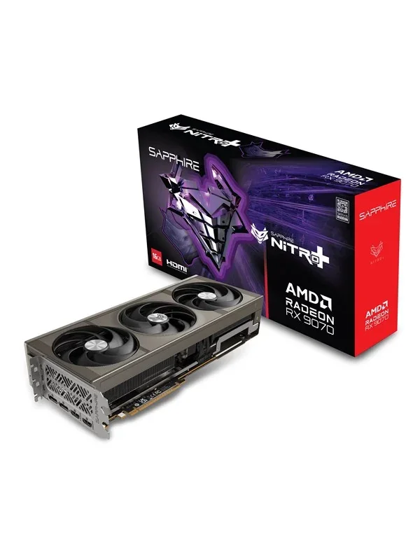 Sapphire Radeon RX 9070 NITRO+ OC 16 Gt -näytönohjain